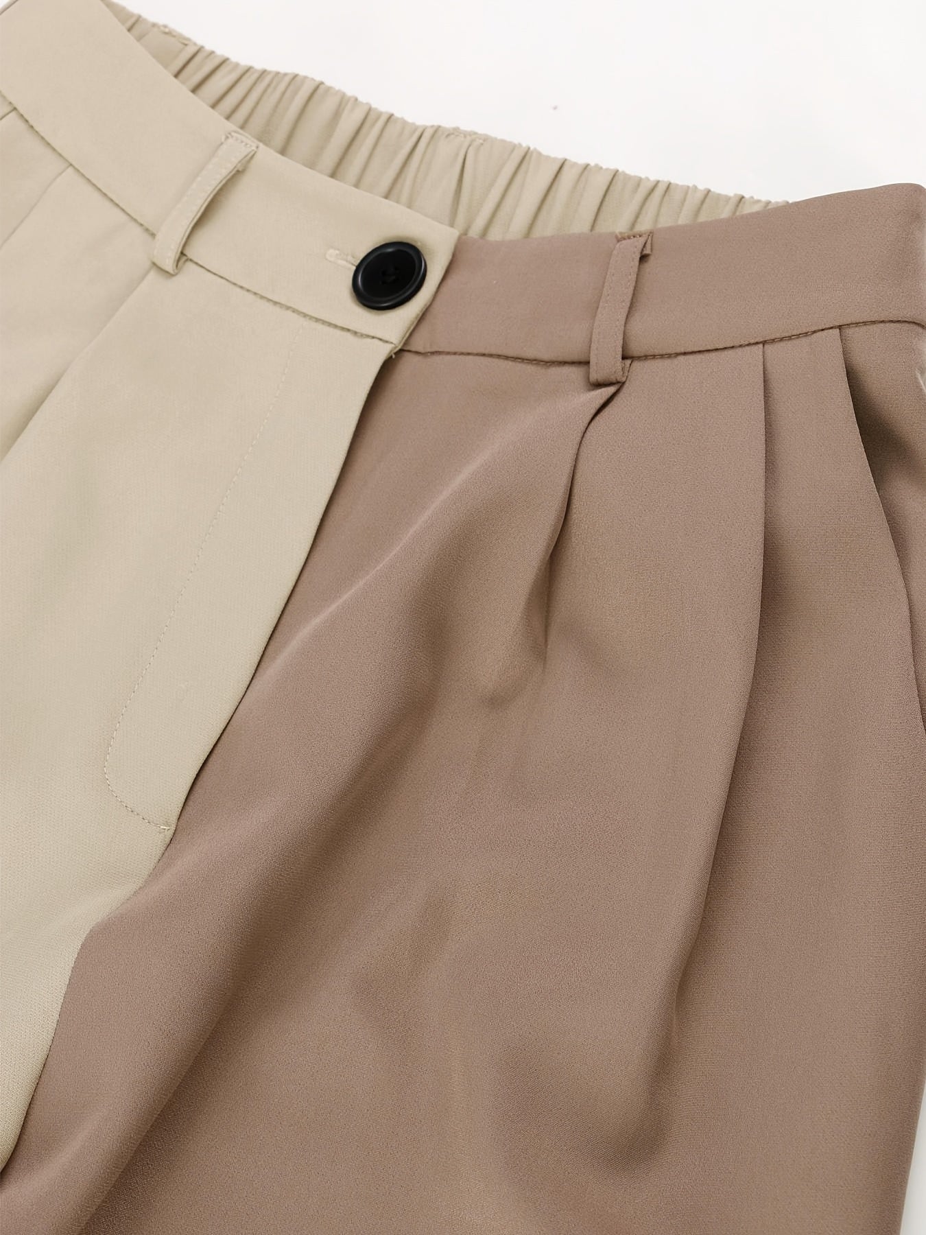 Two-piece Elegant Special Women's Fashion Color-Matching Suit Set