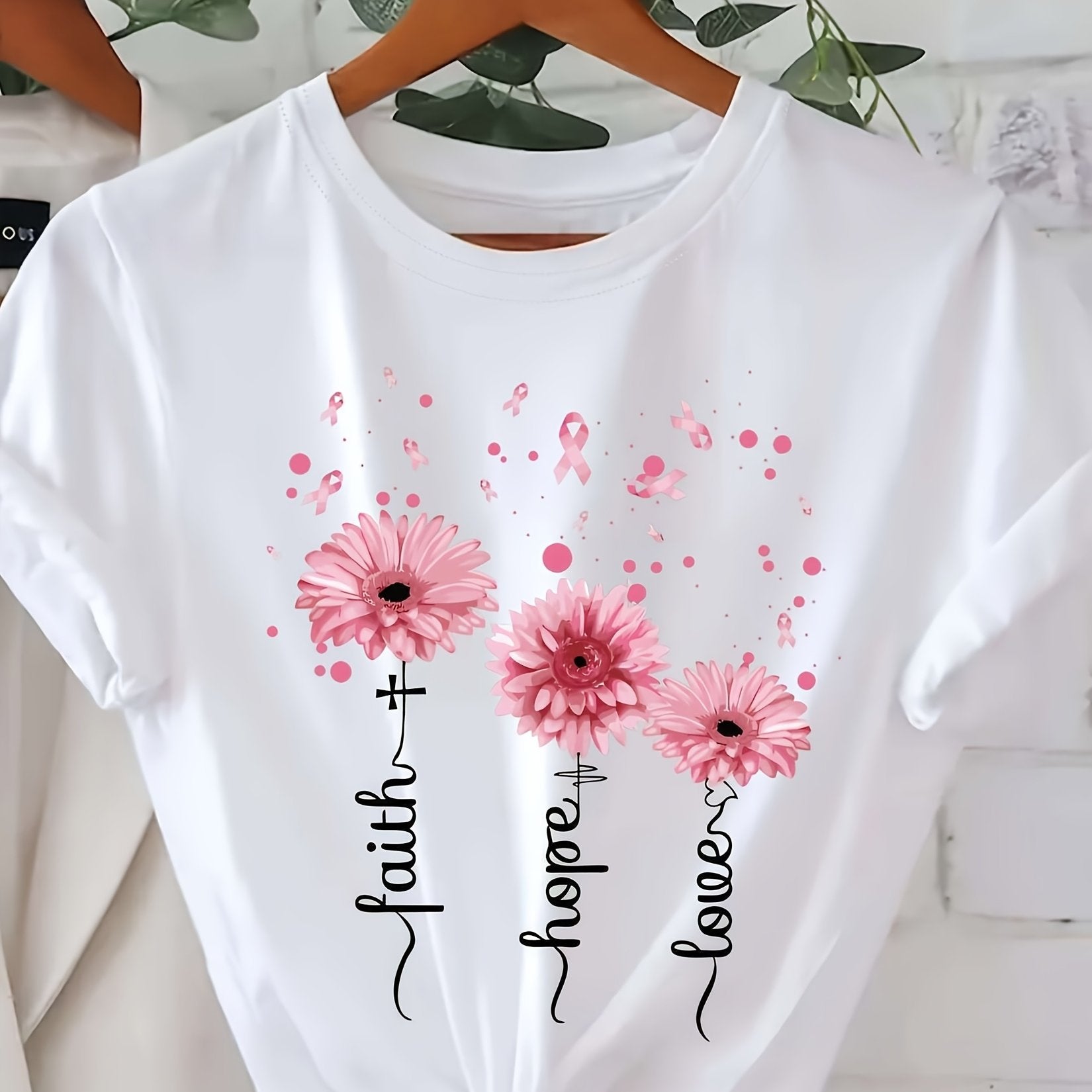 180g T-shirt, Ladies Short Sleeve T-shirt, Printing Trend, Soft And Comfortable Skin-friendly, Refreshing And Simple, Stylish Pullover