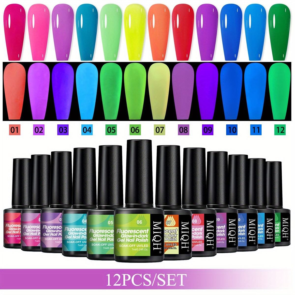 12pcs luxury all-in-one nail varnish multi-color set series Niche cute classic classic style design high durability high durability classical beauty lasting beauty Salon-level nail art design easy to use gift for women 2025 p