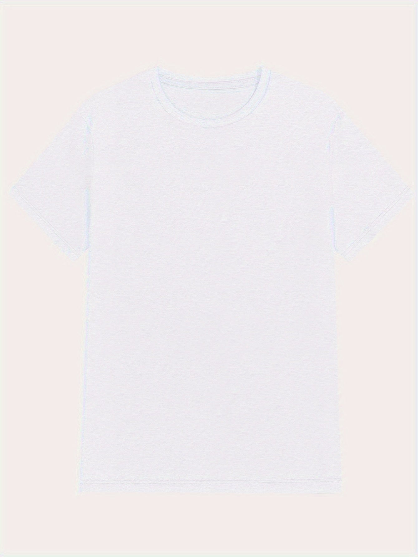 Women's Casual Round Neck T-Shirt, 100% Polyester Knitted Fabric, Geometric Pattern, Regular Length, All-Season Comfortable Fit