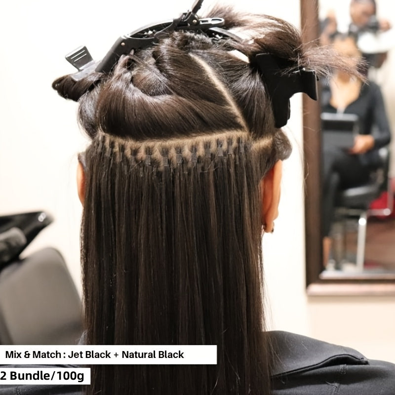 #613 Honey Blonde I Tip Human Hair Extensions Straight Natural Black I Tip Hair Extensions High-Quality Easy To Wear For Daily Styling Or Music Festival Part Exclusive Look