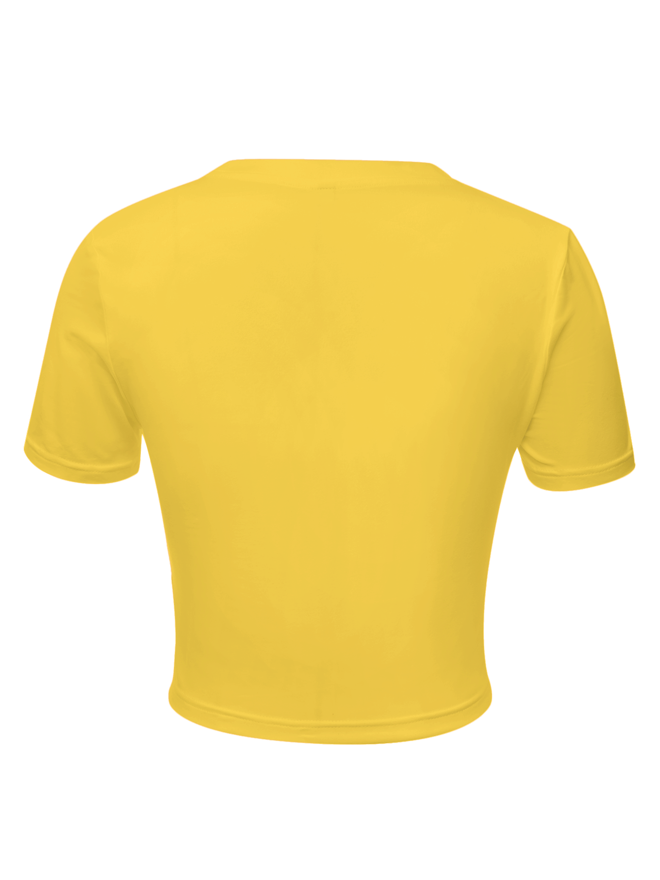 Women'S Y2K Retro Style Graphic Crop Top T-Shirt - Soft, Stylish Yellow Tee with Pop Art Design, Comfortable Casual Wear for Casual Attire, Allseason Top | Y2K Fashion | Soft Fabric