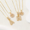 2 Packages of Initial Pendant Necklace, Letter Necklace with Adjustable 17 "-19" Chain, Valentine'S Day Gift, Suitable for Ladies And Girls