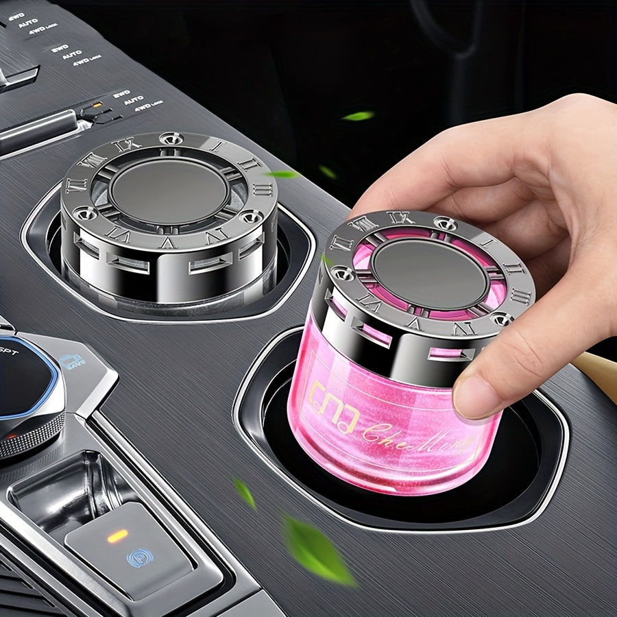 Car Cologne Jasmine High-End Car Interior Solid Balm Long Lasting Light Fragrance for Men, Car Air Freshener