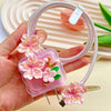5pcs 3D Flower Cartoon Data Cable Protection Sleeve Winder, Suitable for Apple 20W/18W Charger, iPad Fast Charging Data Cable Soft Shell Protective Sleeve