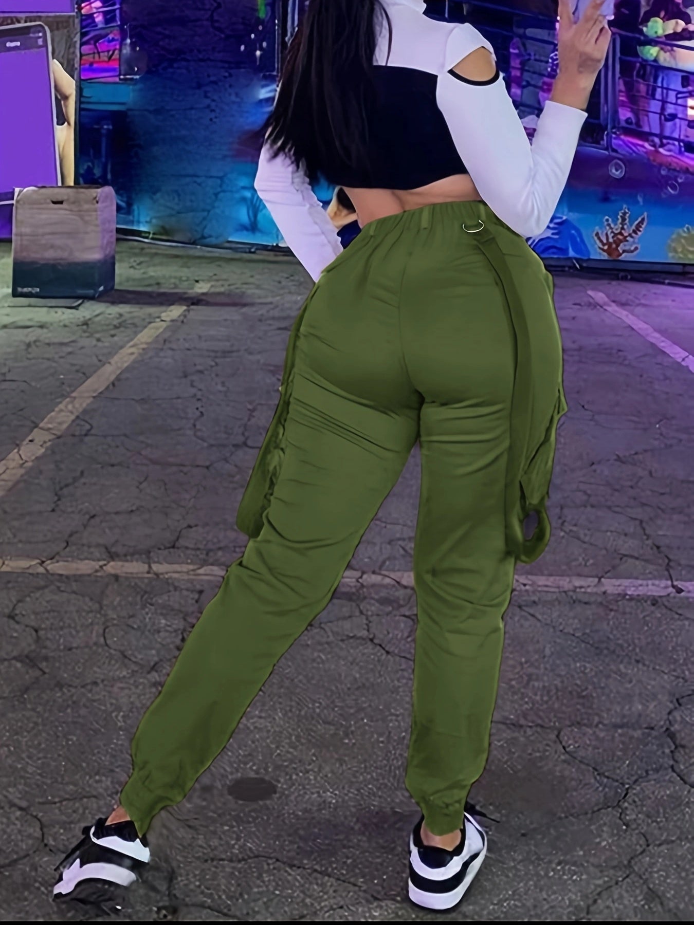 Street Pocket Streamer Loop Overalls