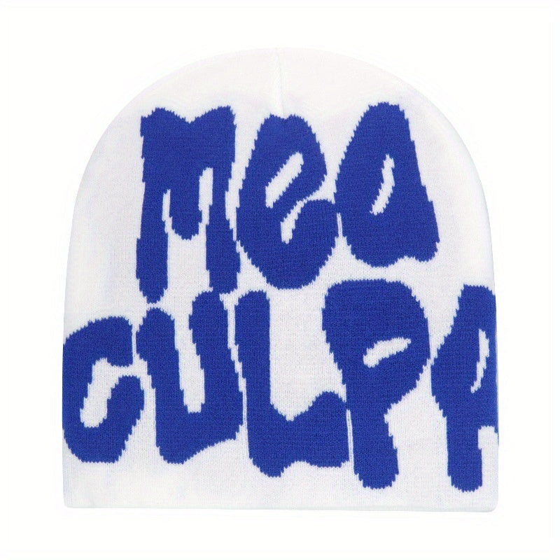 Alphabet Design Light Luxury Knitted Hat Warm Lightweight Knitted Hat Beanie Hat Men Men Women Hip Hop Outdoor Travel Knitted Hat