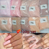 100G/ Set of Loose Bulk Class Color Acrylic Nail Powder, 10 Colors Set of Nail Art Crystal Powder, Brown Series Extension/Dipping/Carving Acrylic Powder Wholesal