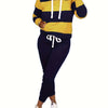 Two Piece Outfits For Women Casual Jogging Suit Set Long Sleeve Sweatshirt And Sweatpants Tracksuit Athletic Loungewear