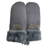 1 set of warm and thick sling gloves, cold mittens, can be used for cycling wind hanging neck bag