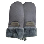 1 set of warm and thick sling gloves, cold mittens, can be used for cycling wind hanging neck bag