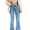 Women Wide Leg Denim Pants High Waist Straight Oversized Plus Size Baggy Flared Jeans Trousers Y2K Fahion Streetwear