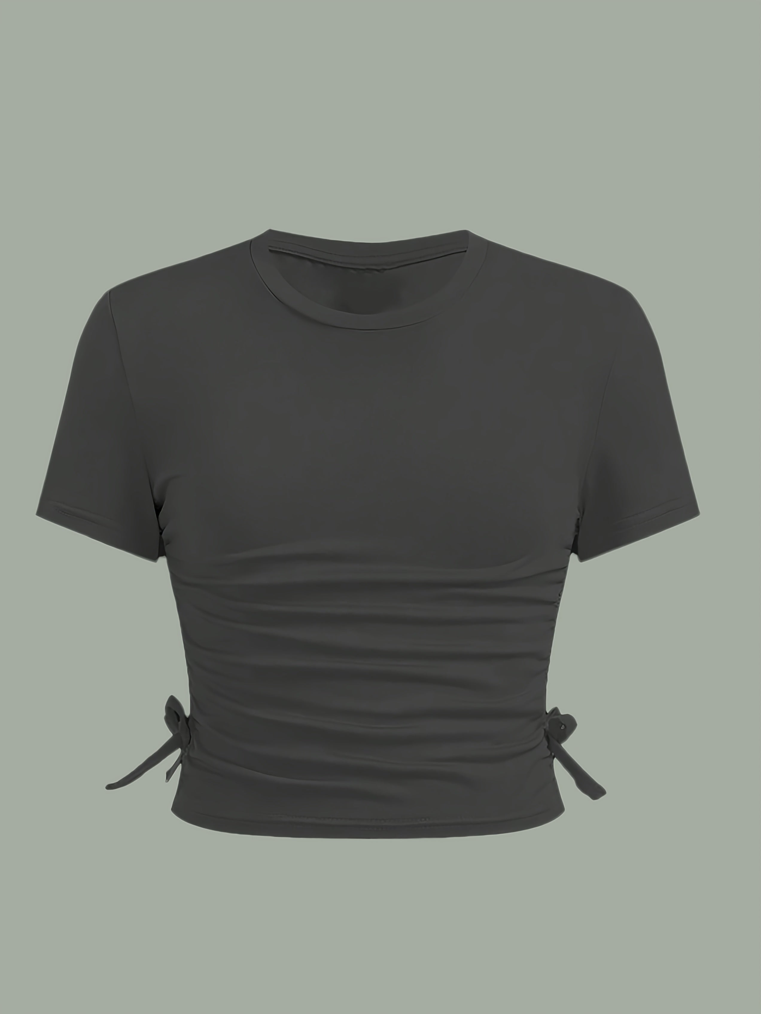 Women'S Side Drawstring Top