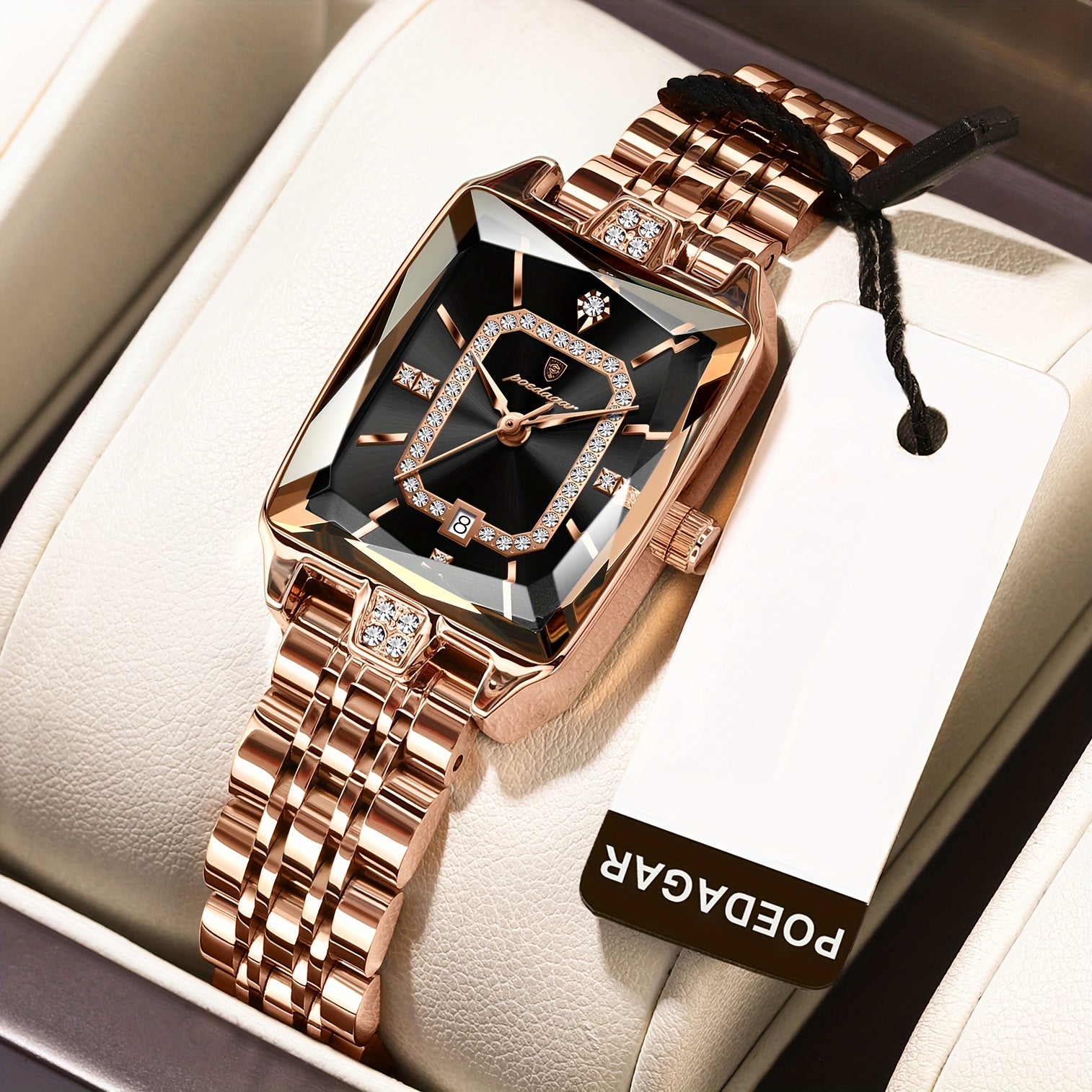 POEDAGAR Fashion Students Korean Casual Ladies Watch Luxury Stainless Steel Best Selling Simple And Elegant Quartz Wristwatch.