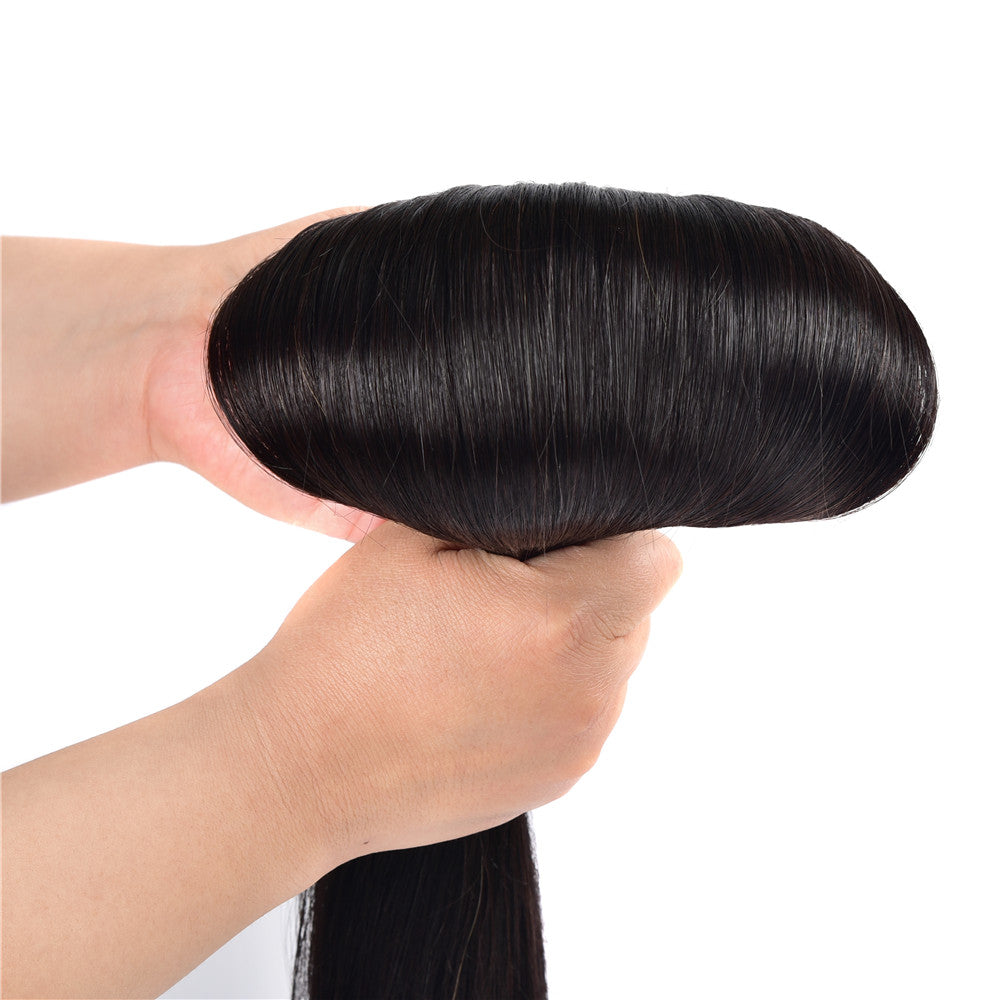 Clip in Hair Extensions Remy Human Hair Clip in Human Hair Natural Straight Clip in Extensions Full Head 7pcs 2.47 oz Long Straight Real Hair