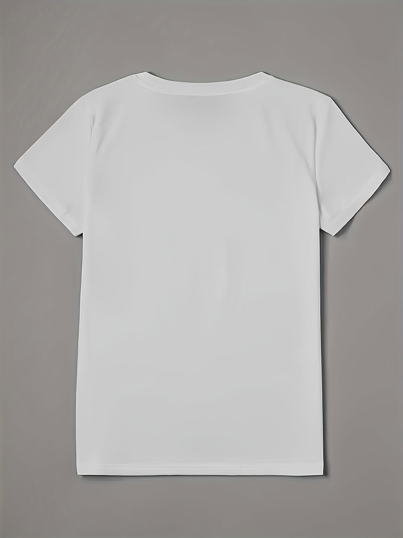 Stretch Fit] Limited Edition" Women's Crew Neck T-Shirt - Soft & Stretchy Polyester Blend, Medium Stretch, Short Sleeve, All-Season Comfort, Machine Washable - Casual Chic in White with Pink Lettering, Allseason Apparel|Fashi