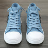 Women'S High-Top Casual Boots, New Stylish And Minimalist Design for Spring And Autumn 2025, Featuring a Side Zipper And Decorative Elements, Comfortable And Slip-Resistant Sports Shoes, Suitable for Running/Fitness.