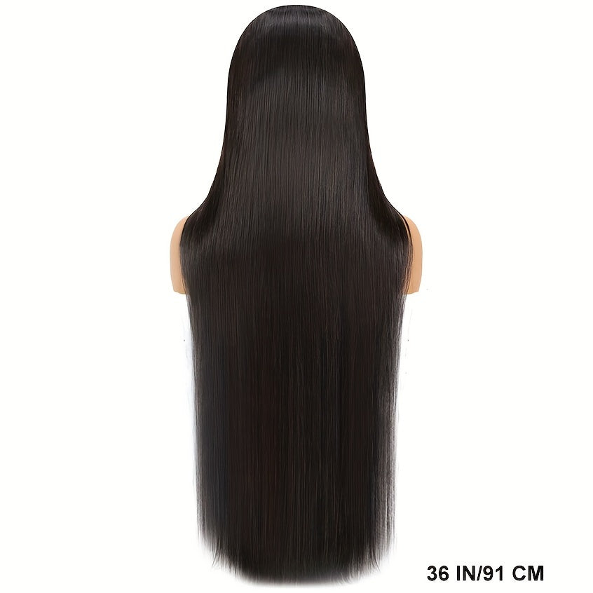 [ Items For The Season Change]Human Hair Wigs With Bangs Ready To GO Glueless Straight Wigs For Beginners Women 100% Brazilian Human Hair