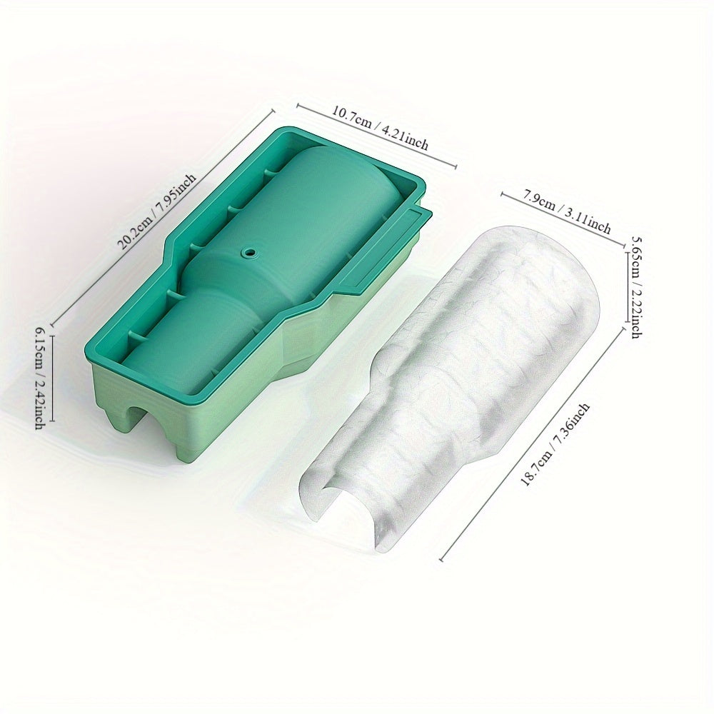 1pc Silicone Ice Cube Tray for Cup - Fits 40oz Tumbler with Lid, Perfect for Cocktails, Whiskey, Juice, and Iced Drinks, Easy-Release Mold for Customizable Ice Cubes