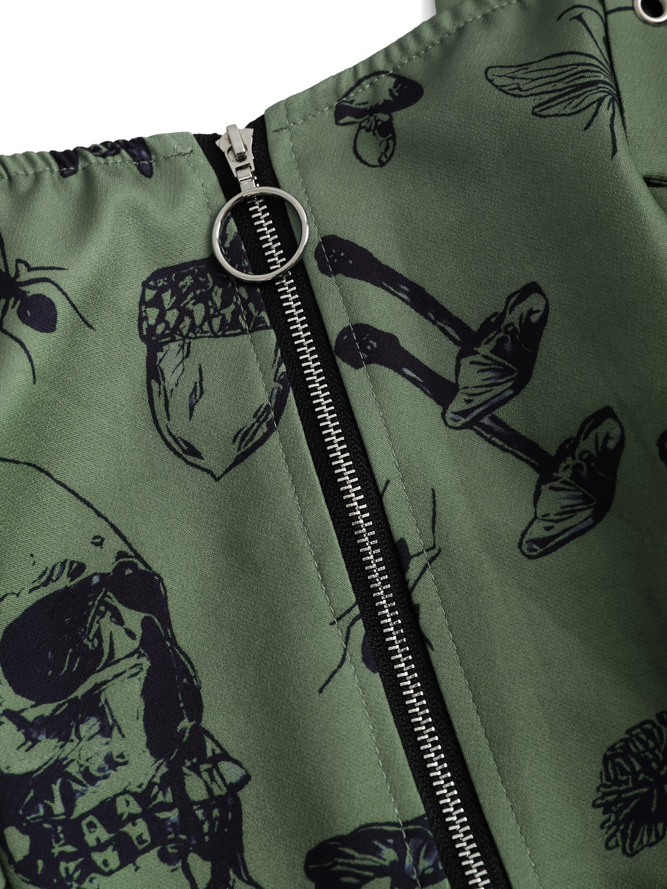 Charming Butterfly Print Adjustable Cami Dress - Fashionable Zipper Backless, Graceful Style for Women - Elegant Everyday Clothing