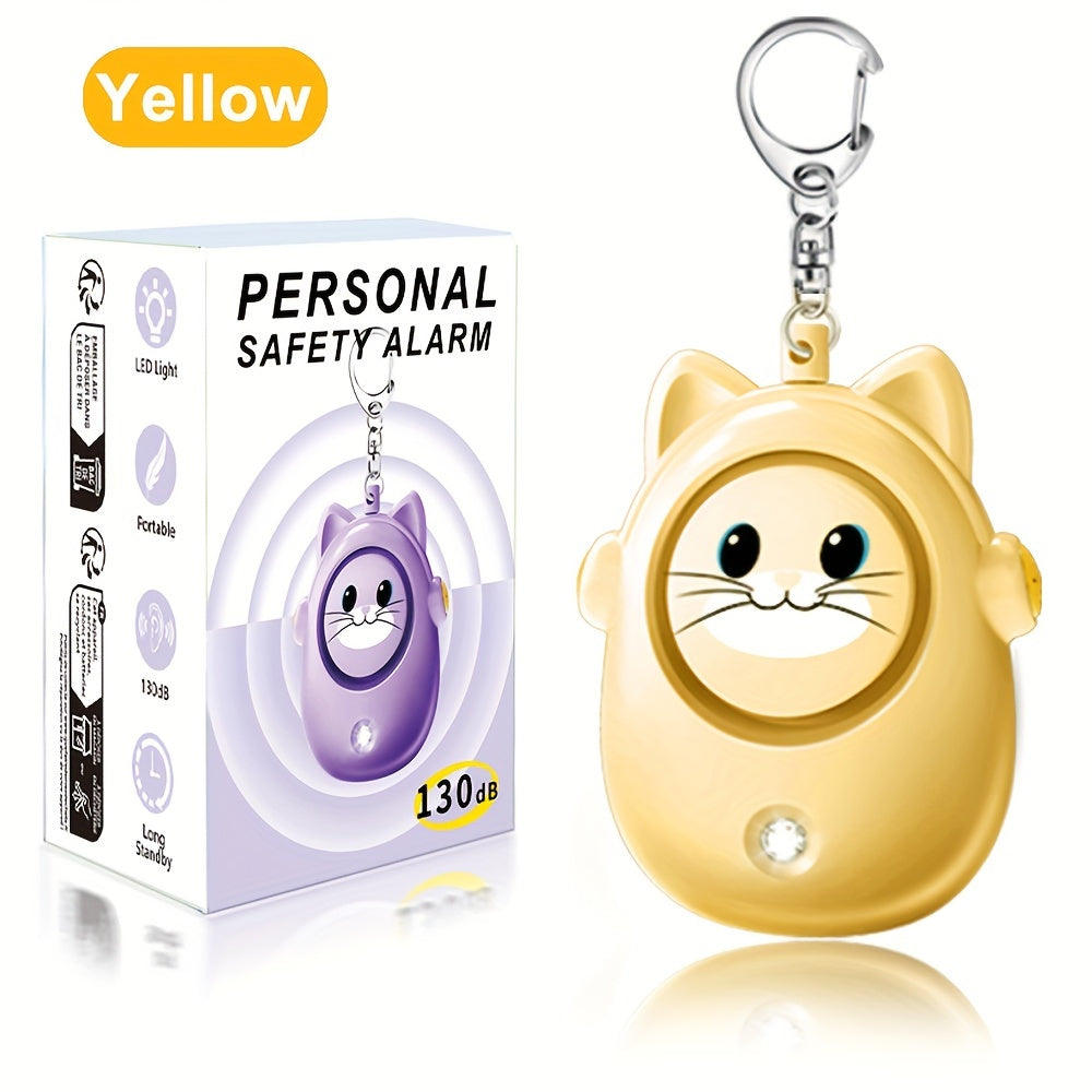 1pc Personal Safety Alarm For Women, 130 DB Loud Self Siren With LED Strobe Light, Personal Security Safe Device, Alarms For Women Elderly