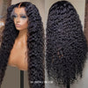 200% Density Deep Wave Lace Front Wigs Human Hair 13x4 HD Transparent Lace Frontal Human Hair Wigs For Women Lace Wig Pre Plucked With Baby Hair