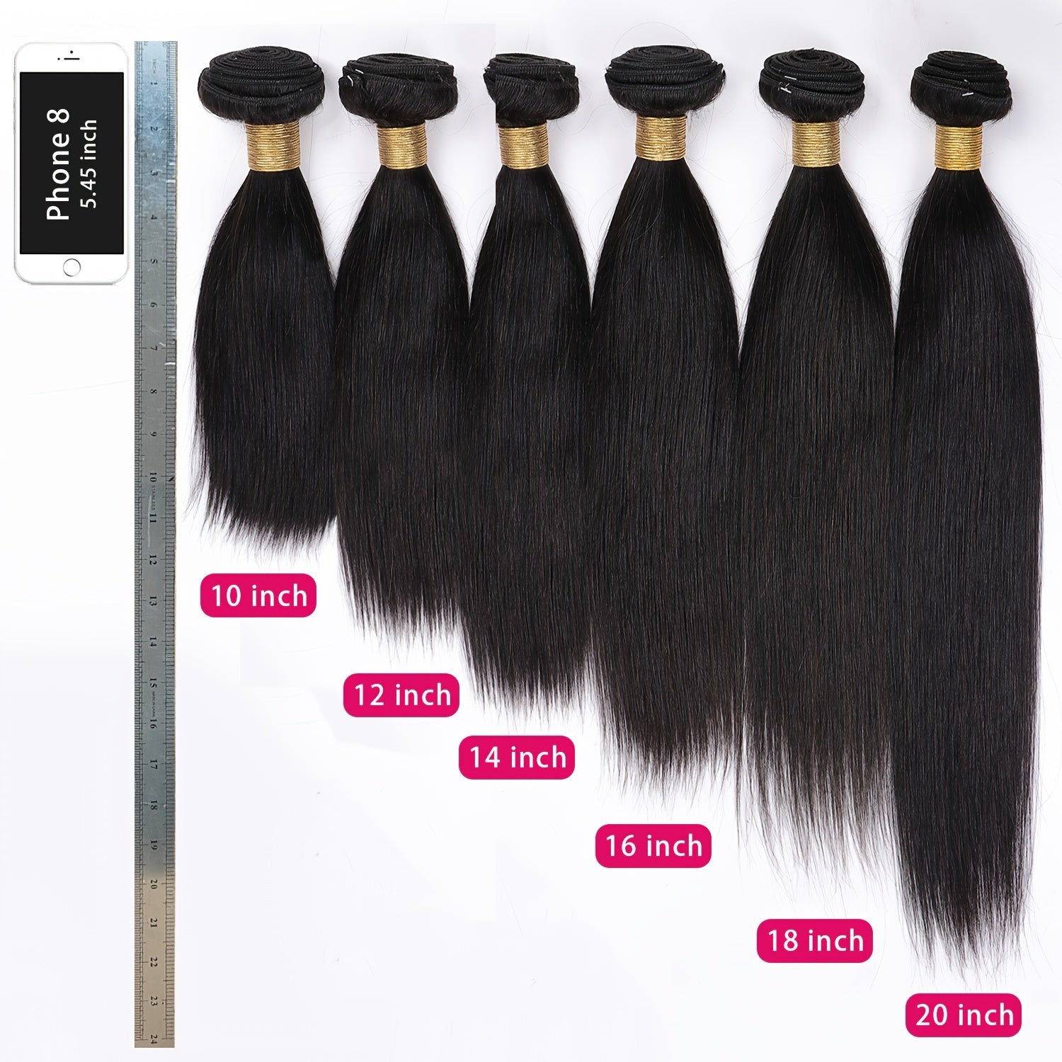10A Human Hair Bundles Straight Hair Bundles Brazilian Straight Human Hair Bundles Unprocessed Virgin Weave 1 Bundles Human Hair Raw Remy Hair Bundles Deals Natural Black