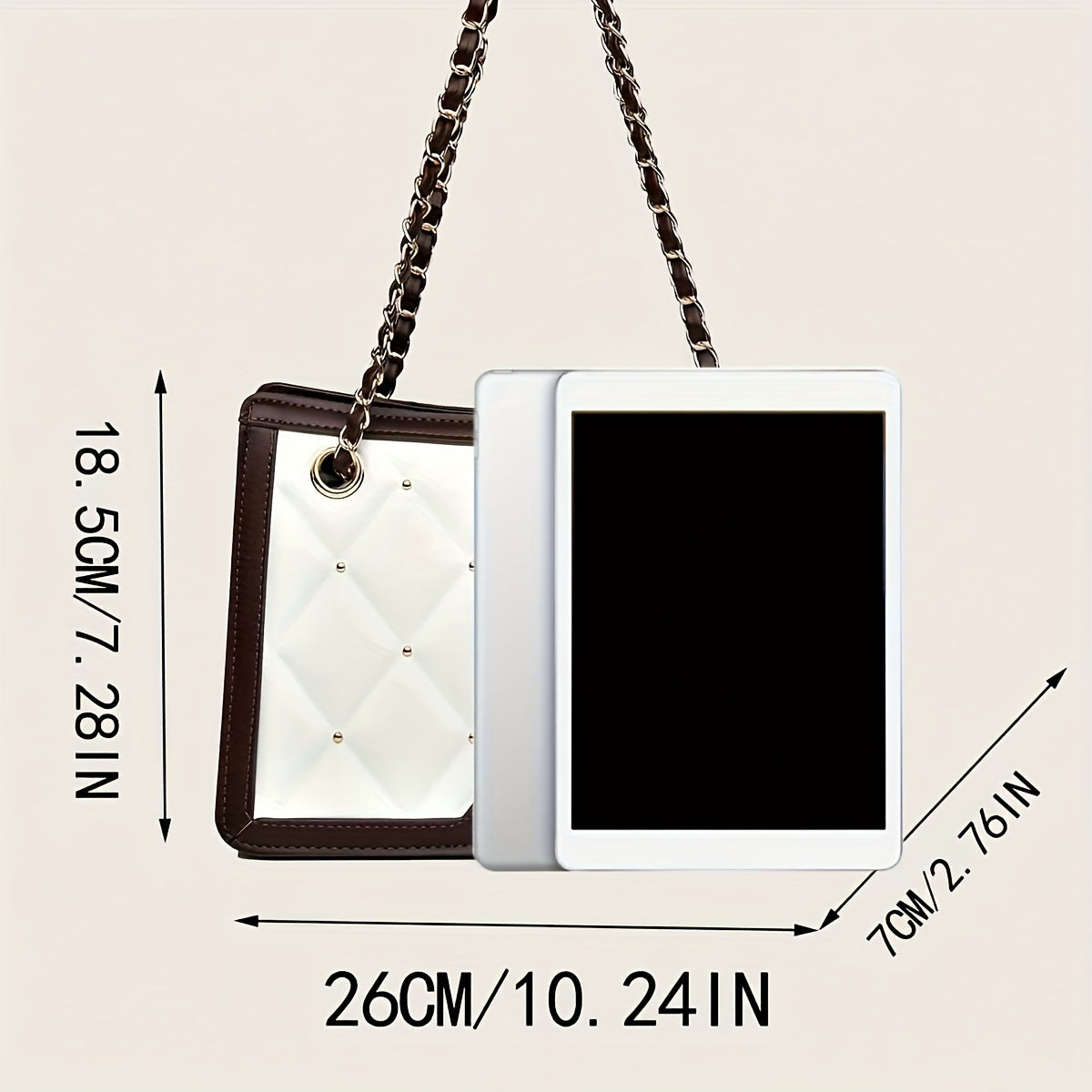 Women's Large Capacity Shoulder Bag Elegant Handbag Versatile Outgoing Purse