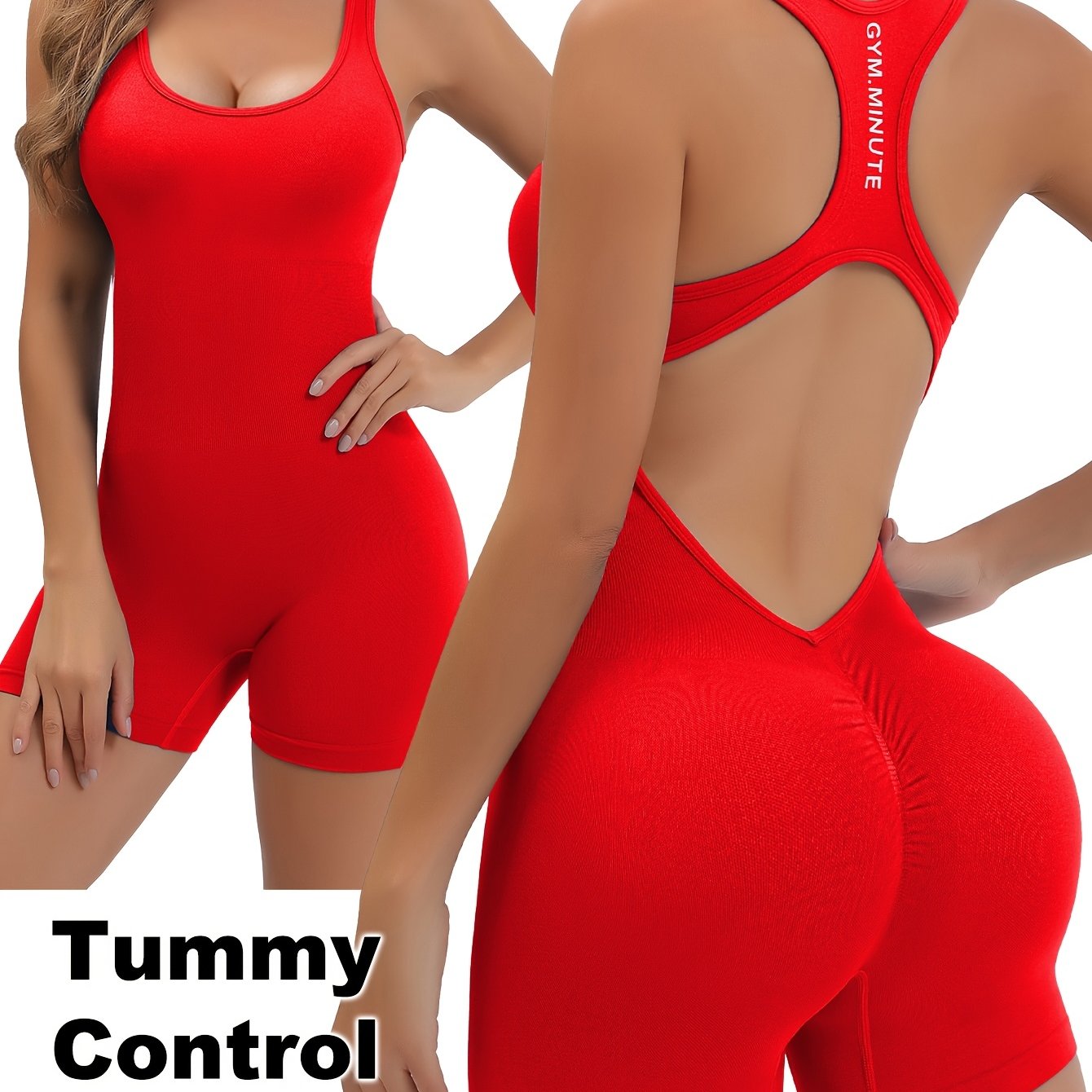 Women's High-Stretch Seamless Brown Jumpsuit Bodysuit - Soft, Breathable, 4-Way Stretch for Yoga, Tennis & Fitness - Quick-Dry, No Sheer Fabric, Machine Washable