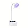36W Portable UV LED Nail Lamp - Cordless Gel Polish Dryer with Auto Sensor, 3 Timer Settings, LCD Display & Rechargeable USB Battery for Home DIY Manicures, White