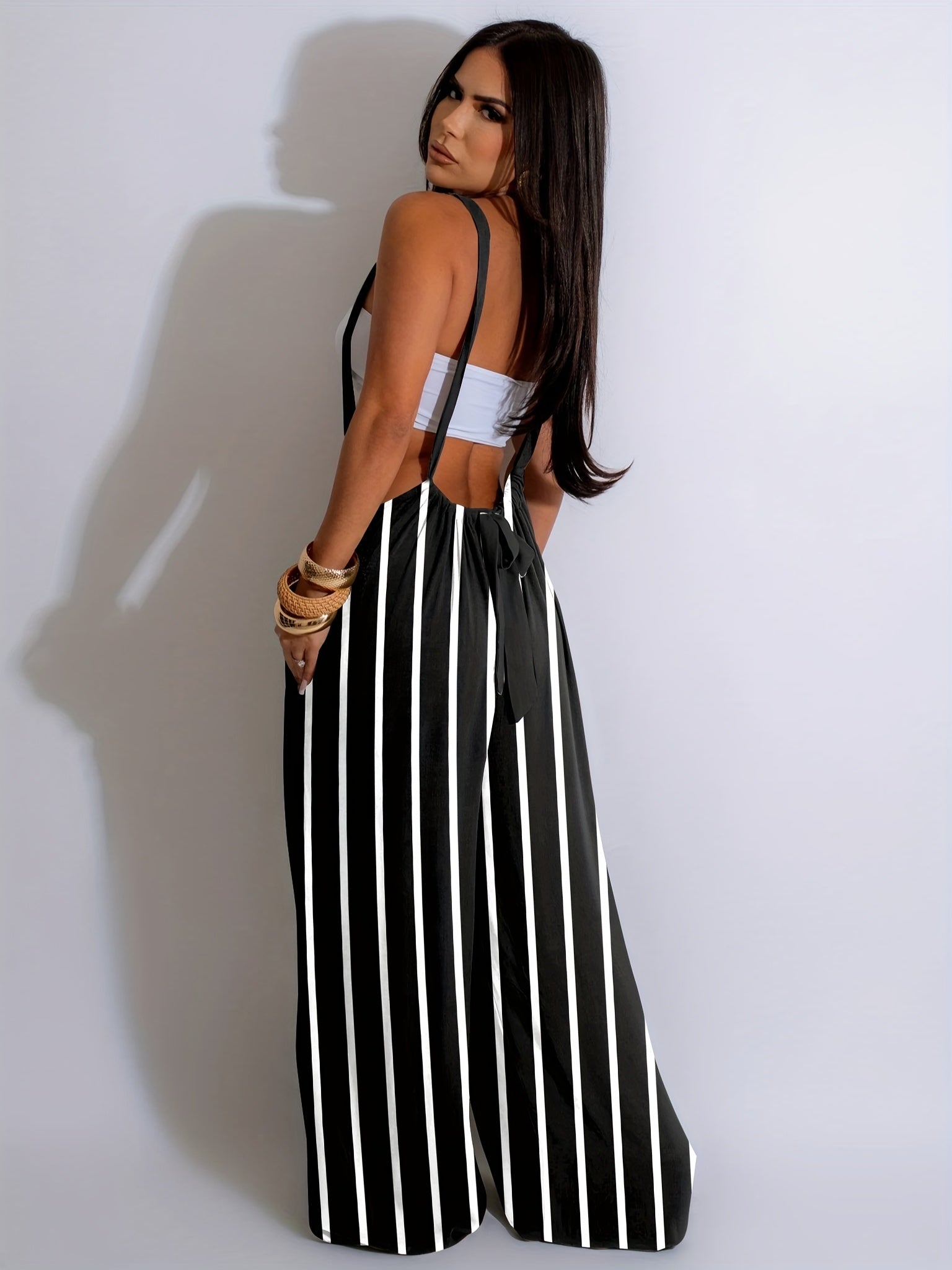 Women's Casual Wide Leg Palazzo Pants - Adjustable Drawstring Waist, Super-Long Length, Loose Fit with Pockets, Machine Washable Lounge & Casual Trousers for All Seasons, Comfortable Clothing | Decorative Drawstring | Soft Te