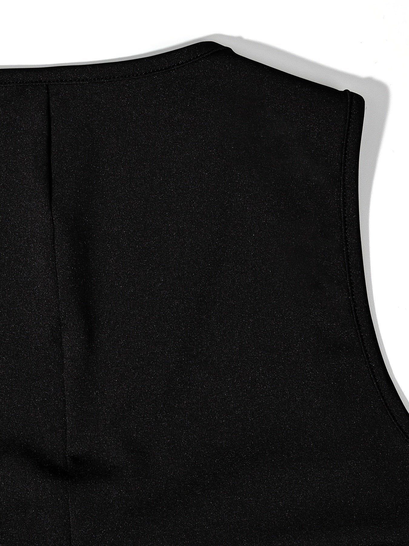 Sexy V-Neck Sleeveless Hollow Out Front Twist Romper - 100% Polyester Knit Fabric, 250g/m², All-Season Casual Unitard for Women