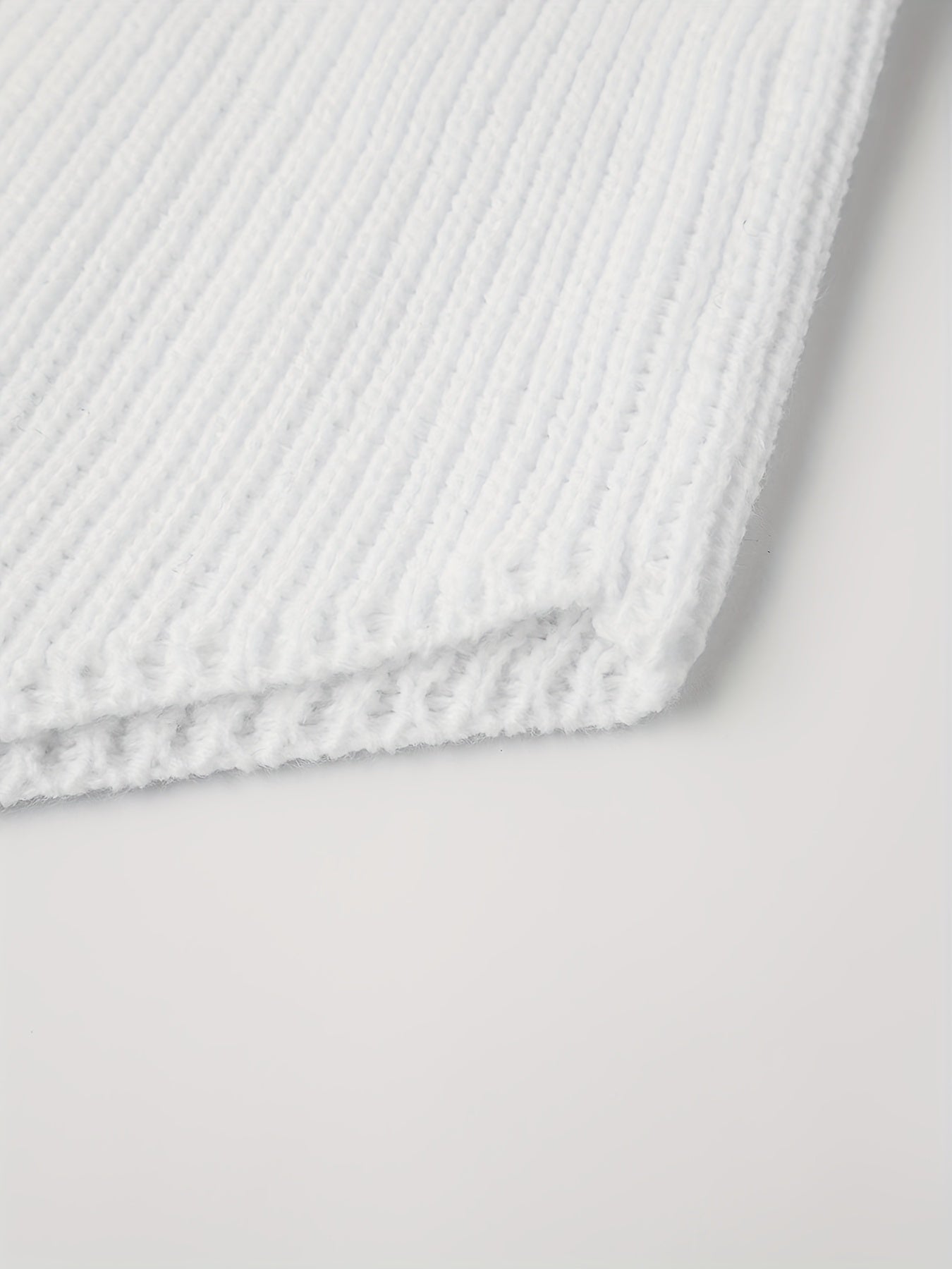 Elegant Women'S Casual Solid Color Crew Neck Long Sleeve Knit Acrylic Pullover Sweater with Slouch Shoulder and Round Neck for Spring, Summer, Fall