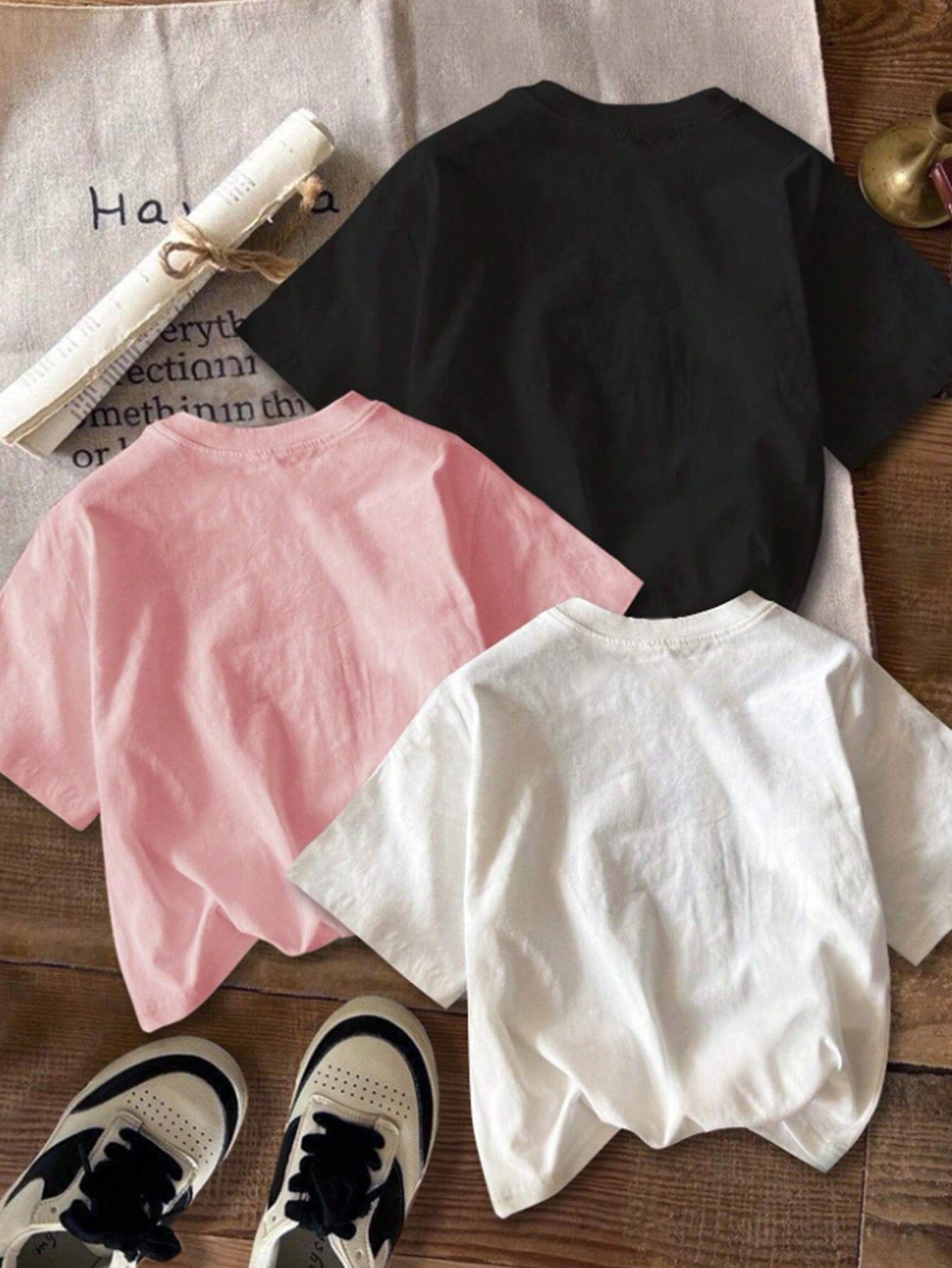 Women'S 3pcs Spider Web Print T-Shirt Set - Casual Crew Neck Short Sleeve, Polyester Machine Washable - Versatile Fashion for Spring and Summer, Allseason Wear|Spider Web Design|Polyester Fabric