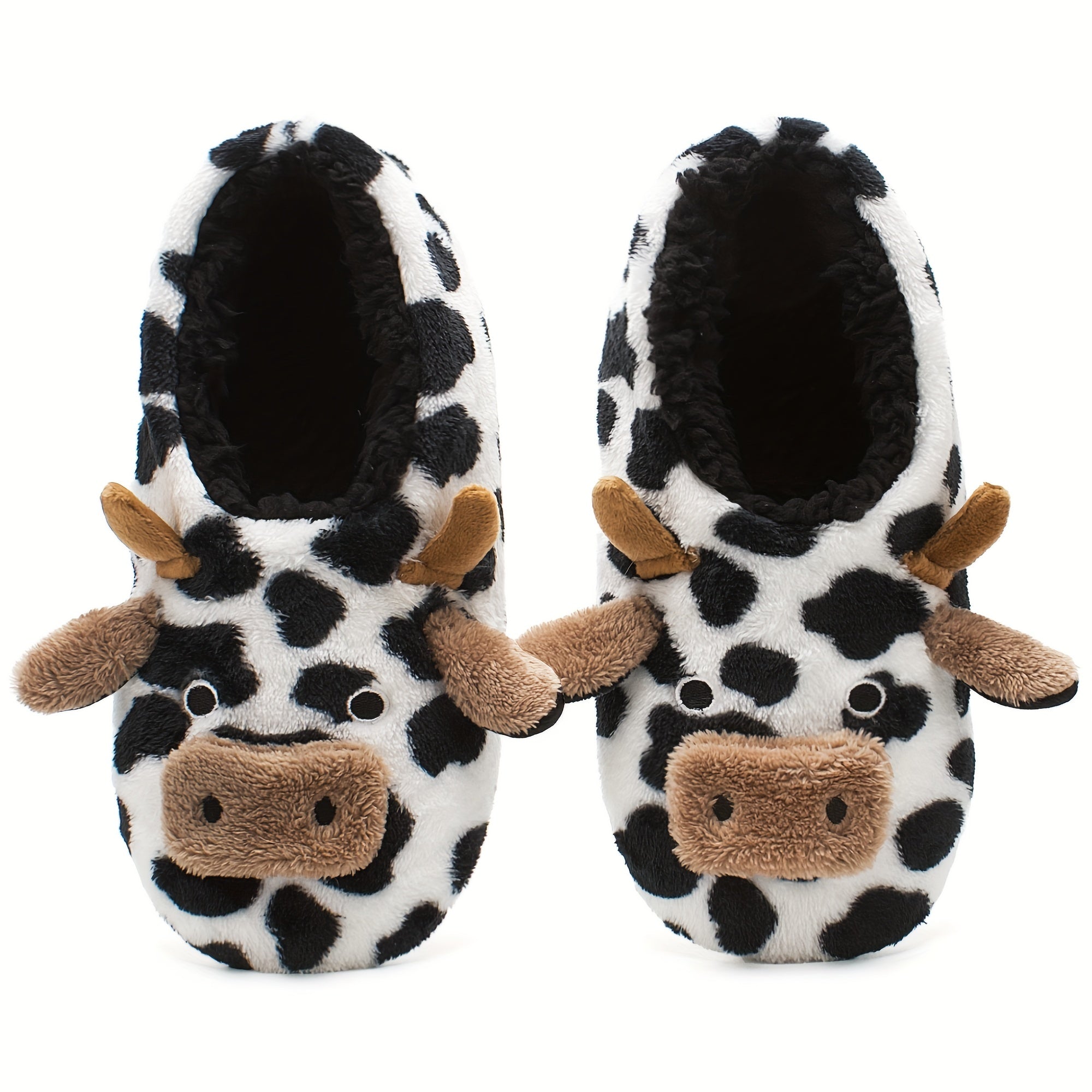 Cozy Cartoon Animal Slippers for Women - Fuzzy, Non-Slip Sole, Machine Washable - Perfect Funny Christmas Gift, Youngsters, Slipper