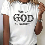 Women'S T-Shirt, with Its Simple Yet Refined Design, Is Crafted from Soft And Comfortable Fabric, Creating a Versatile Style That Perfectly Embodies a Woman'S Elegant Demeanor And Youthful Vitality.