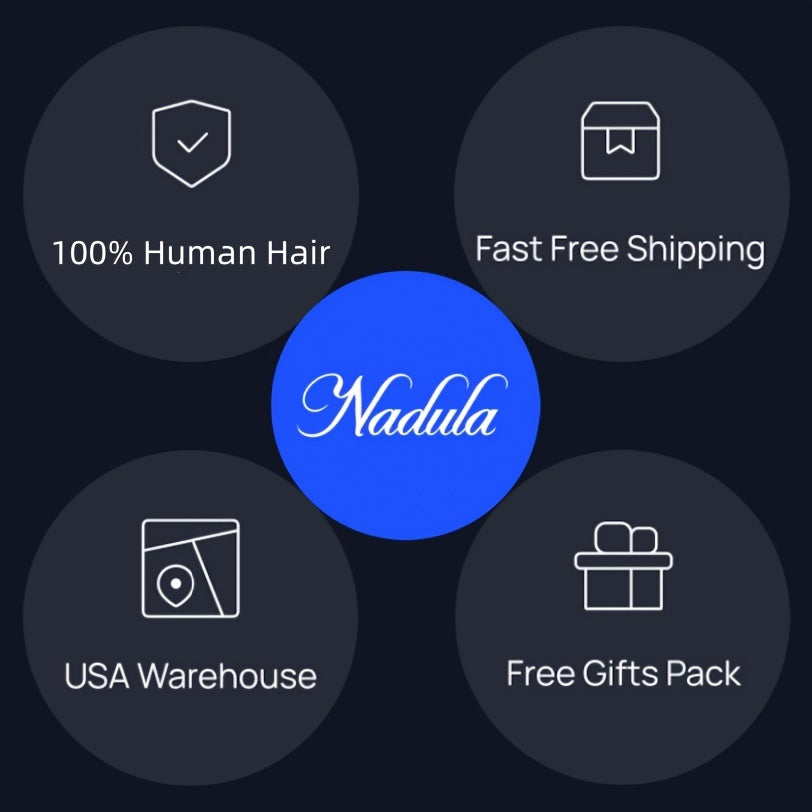 Nadula Glueless Lace Front Wig 7x5 Lace Invisible Knots Human Hair Black And Blonde Highlights 4C Curly Put On And Go Pre Cut Lace Closure Wig 200% Density with Babyhair