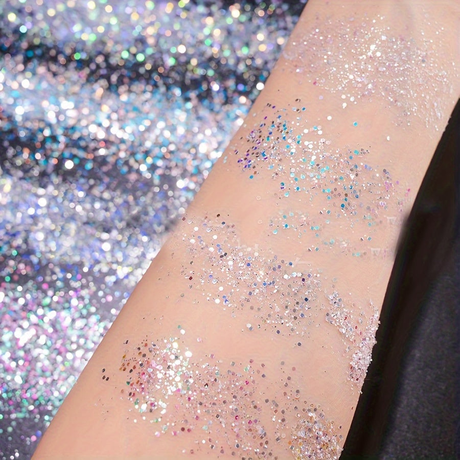 Glow-in-the-Dark Nail Powder - Blue & Green Luminous Pigment Dust, Odorless Phosphor Glitter for Stunning Manicures