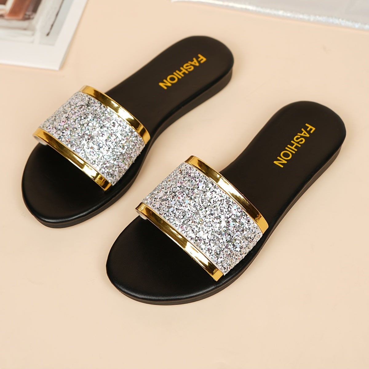 0.79inch Thick Sole Beach Casual Comfortable Women's Slippers
