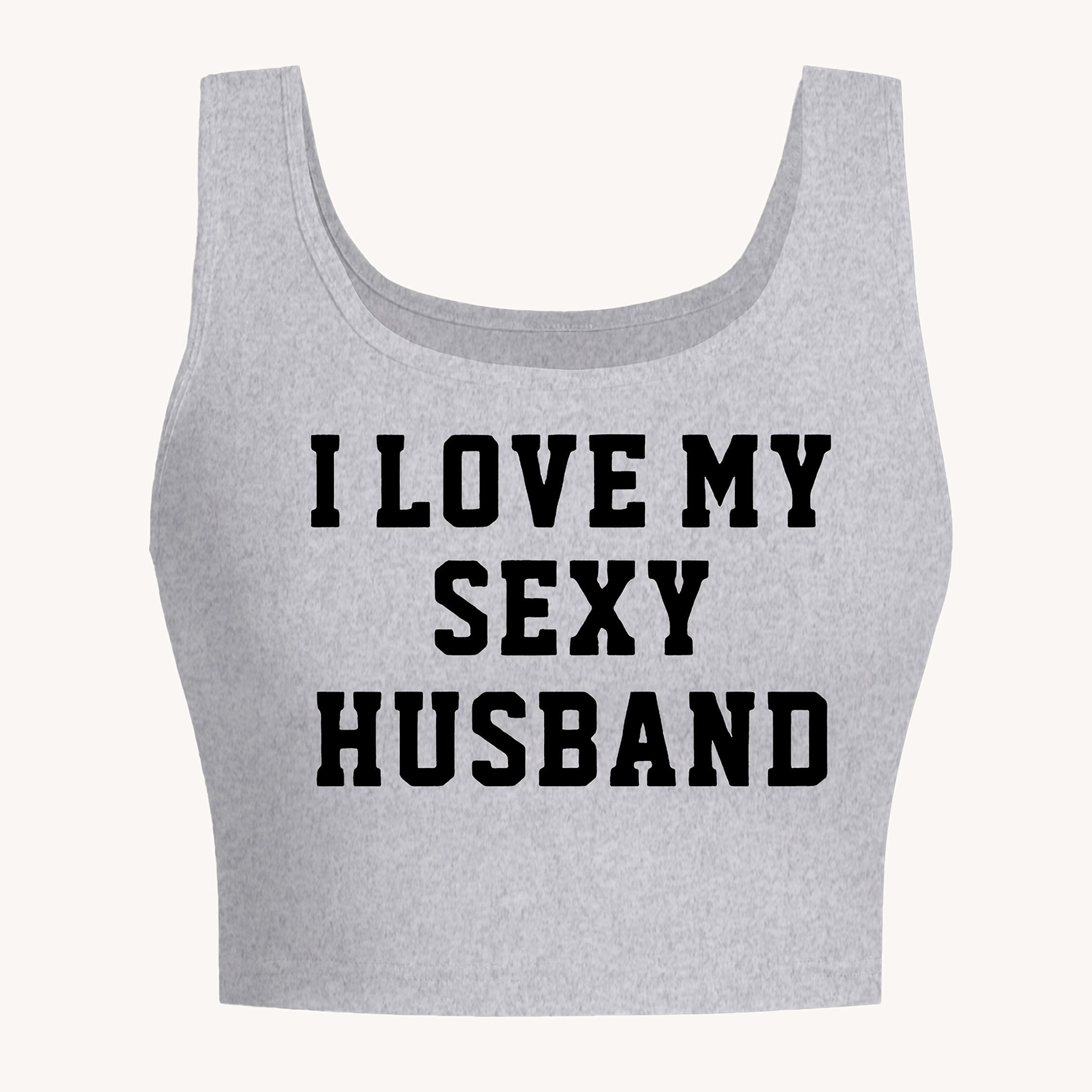 Women's "Hot Wife" Graphic Print Sleeveless Tank Top - Vibrant Red with Yellow Splash Design, Seamless Round Neck, Lightweight Breathable Fabric for Yoga & Casual Wear, Machine Washable Spring Summer Fall Top, Ladies Tank Top