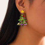 Christmas Creative Acrylic Stud Earrings