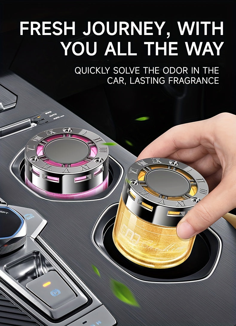Car Cologne Jasmine High-End Car Interior Solid Balm Long Lasting Light Fragrance for Men, Car Air Freshener