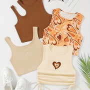 Targeted Development Girl's Vest 4pcs Set