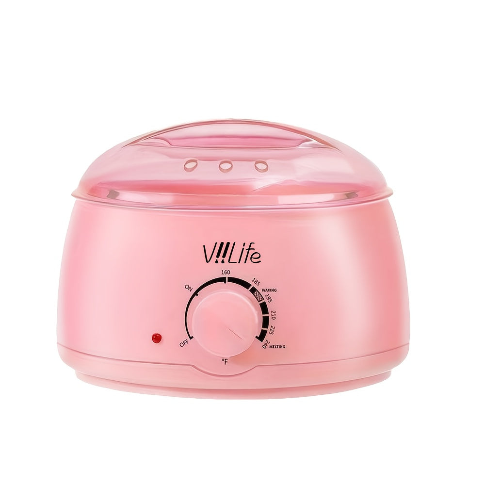 US Plug 500cc Wax Warmer Suitable For Waxing And Hair Removal At Home, 110V Voltage