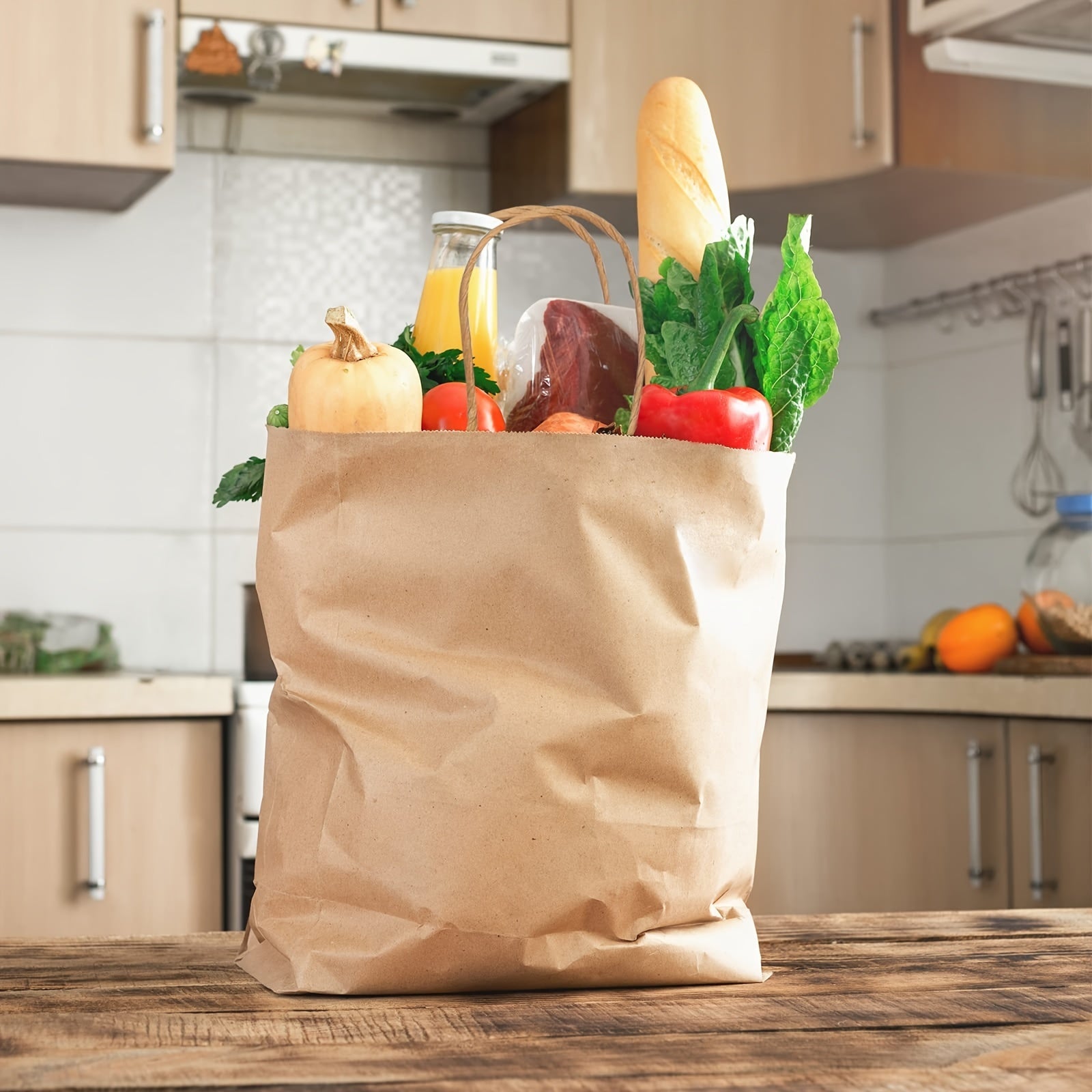 Superlele 150pcs Paper Bags In 3 Sizes, Brown Paper Bags With Handles Gift Bags Bulk, Kraft Paper Bags For Wedding Gift Wrapping, Shopping Bags, Retail Bags, Party Bags, Favor Bags And Mother'S Day Gift Wrapping, 8/10/12 Inch