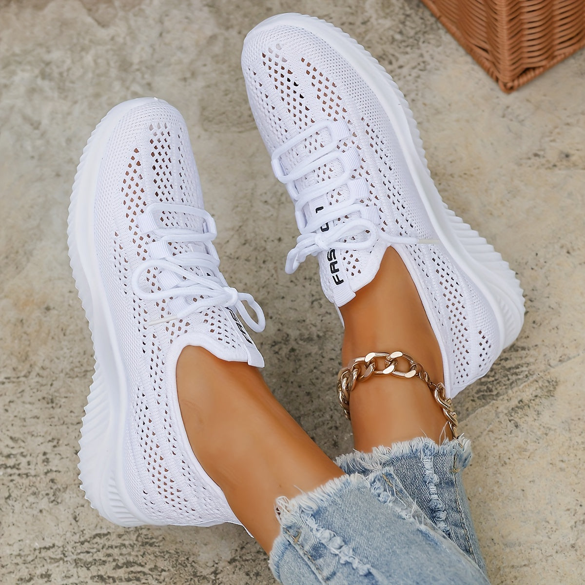 Summer Mesh Shoes, Women's Soft-soled Anti-slip Breathable Casual Sneakers, New Slip-on Mesh Courtesy Sandals