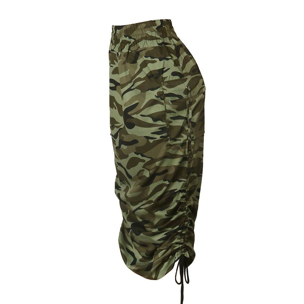 Strap Slim Pocket And Hip Skirt In Europe And America