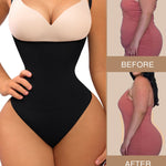 Women's Adjustable Strap Seamless Shaping Panty - Tummy Control, Slimming Body Shaper, Black Nylon-Spandex Blend, Elegant Design, Hand Wash Only, Tummy Control Shapewear