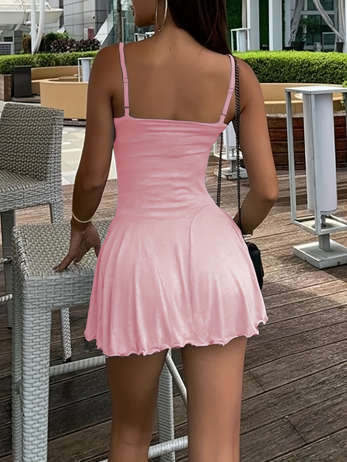 Women's Two-Piece Casual Retro Floral Gray Sleeveless Button- Dress Set