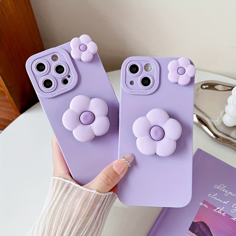 Creative Daisy Stand Phone Case - Stylish, Compact, and Unique